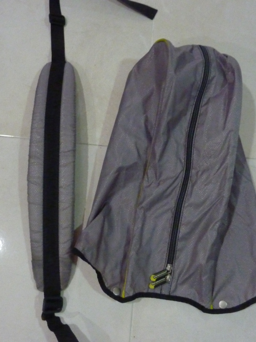 Sun Mountain Golf Bag Shoulder Strap Replacement GREY BLACK OEM AND RAIN COVER